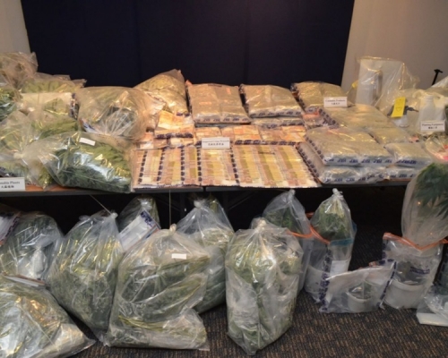 檢獲大麻涉超過3800萬元。資料圖片