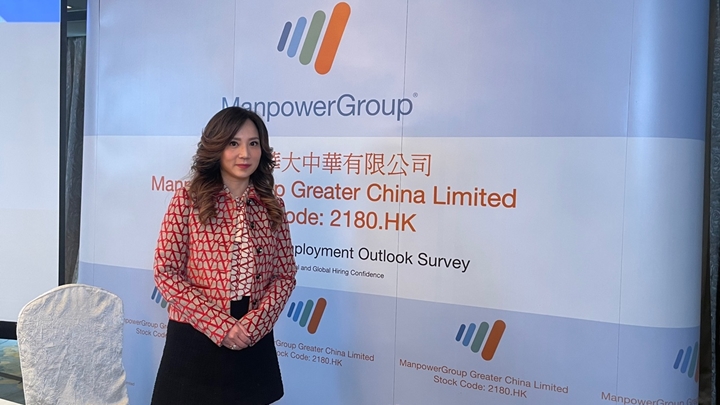 徐玉珊公布就業展望調查。謝宗英攝