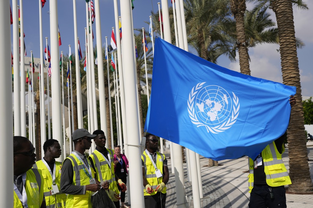 聯合國氣候峰會在杜拜召開。美聯社