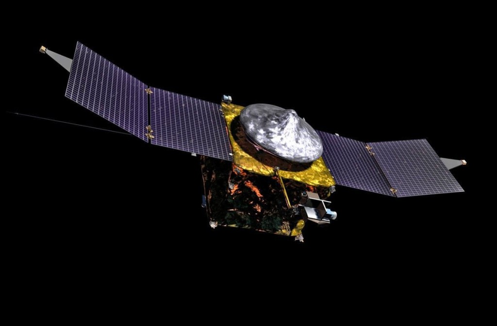 圖為構想MAVEN探索畫面。NASA