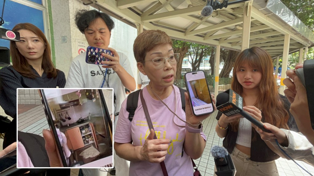 關太指單位被人摷過，廚房櫃門被打開。楊偉亨攝
