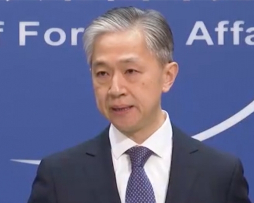 對於特朗普簽署「外國公司問責」,汪文斌批評美方無理政治打壓。資料圖片