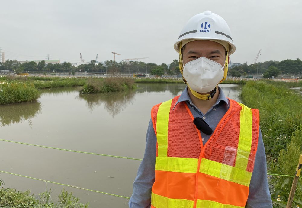 漁護署自然公園主任何景欣說，漁護署與土拓署不時就公園的規劃和設計交換意見。 發展局圖片