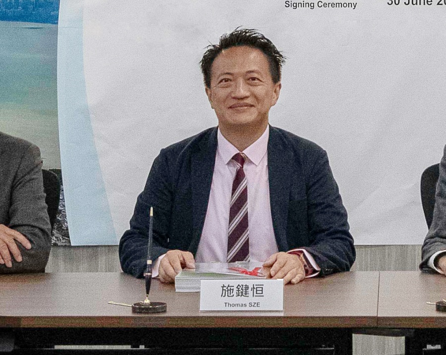 施鍵恒強調,工程引入國家標準,再結合港鐵的營運優勢,可有效提升營運效率及減低成本。資料圖片 施鍵恒強調,工程引入國家標準,再結合港鐵的營運優勢,可有效提升營運效率及減低成本。資料圖片
