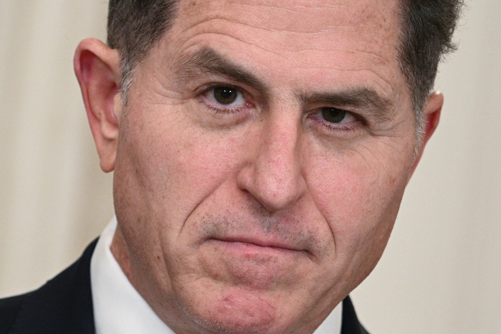 以及戴爾科技首席執行官戴爾(Michael Dell)。法新社 以及戴爾科技首席執行官戴爾(Michael Dell)。法新社