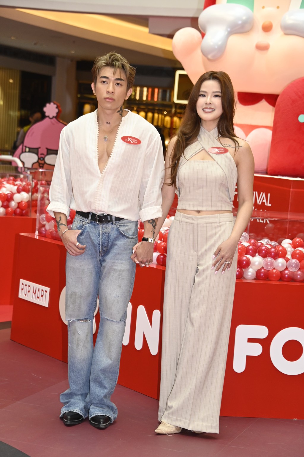 Tyson Yoshi和Christy婚後首度亮相，也是第一次夫妻檔出席活動。