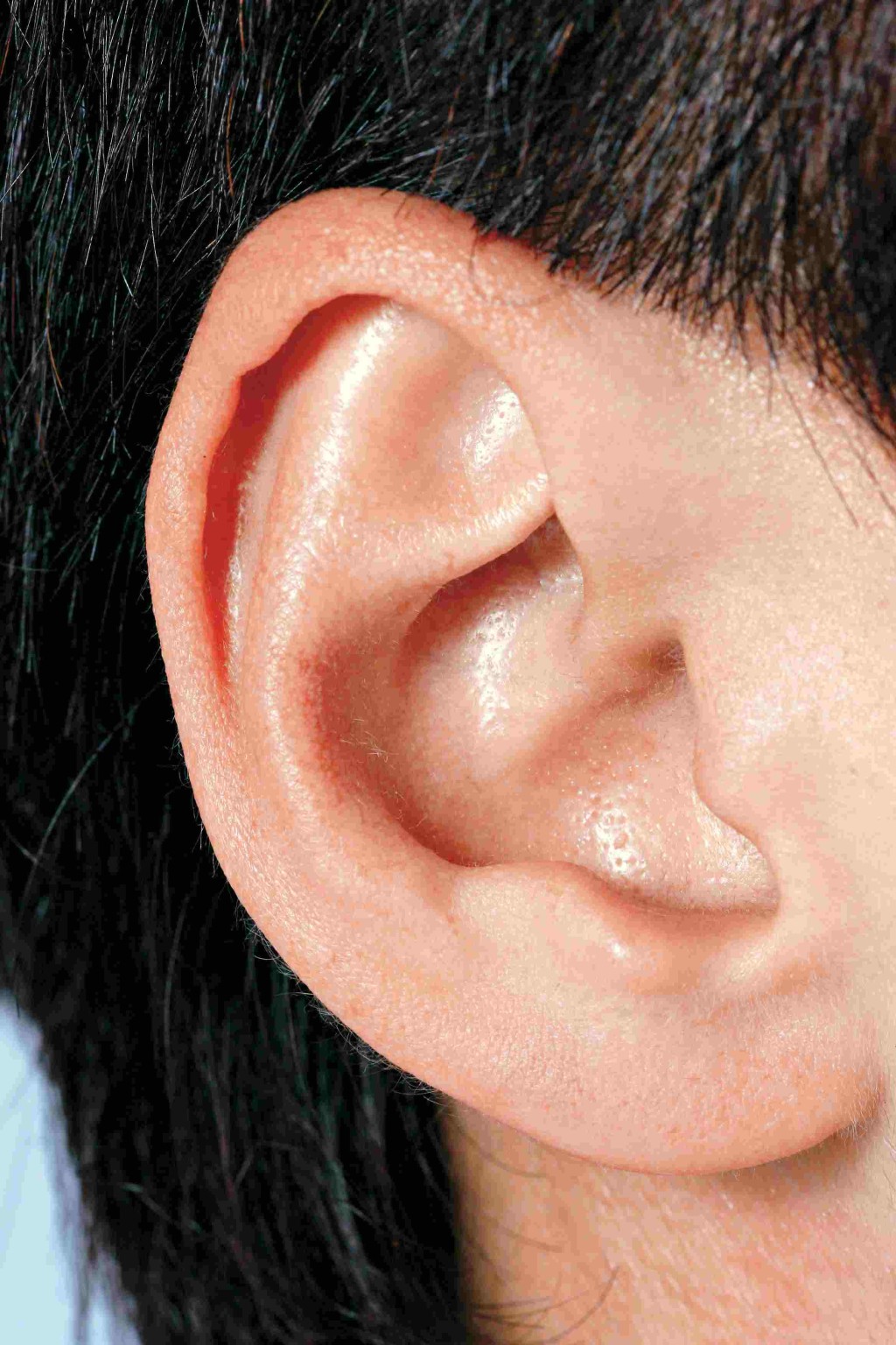 耳朵是掌管人的1歲至14歲，男左女右。