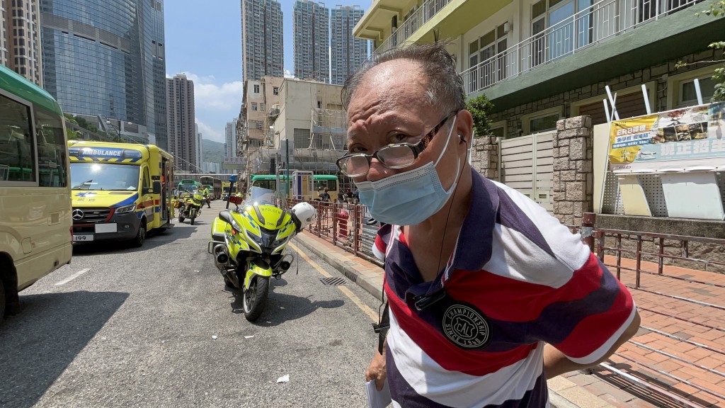 涉事小巴司机忆述意外。林思明摄