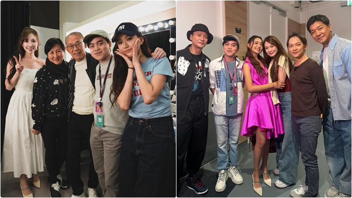 楊受成博士力撐海兒 Carina《Nancy戀噏Show》 戴祖儀獲黃宗澤黎諾懿探班打氣