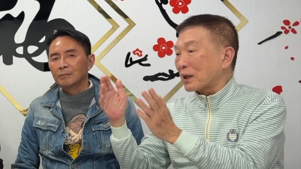 范鴻軒（右）透露「包大人」金超群在隱居閉關。
