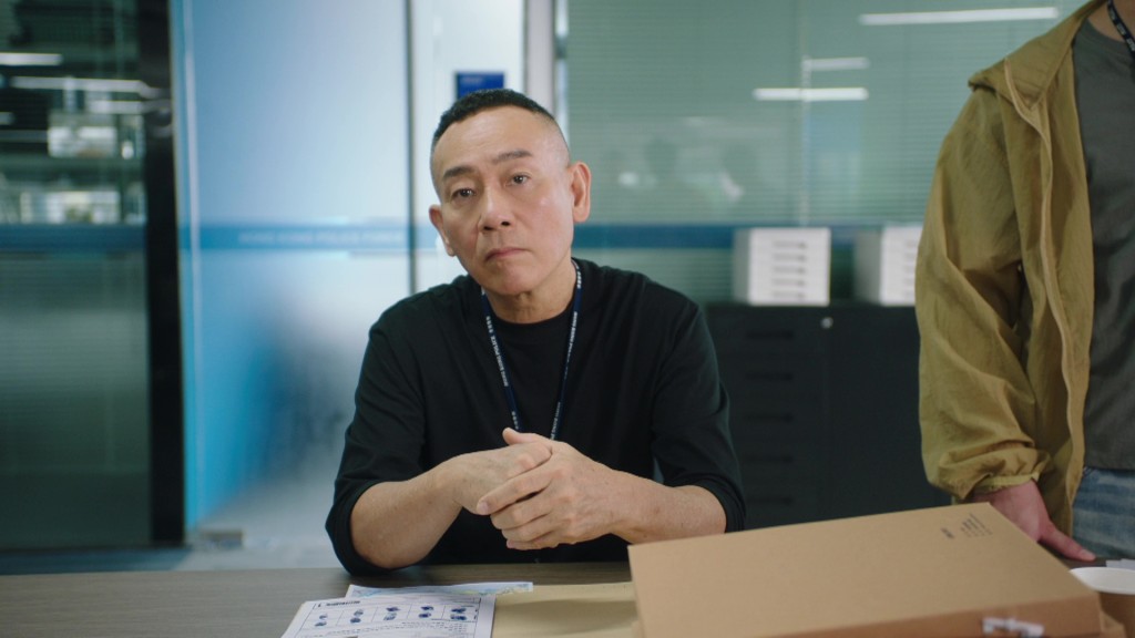 林保怡獲讚「皺住眉」好有戲。 林保怡獲讚「皺住眉」好有戲。