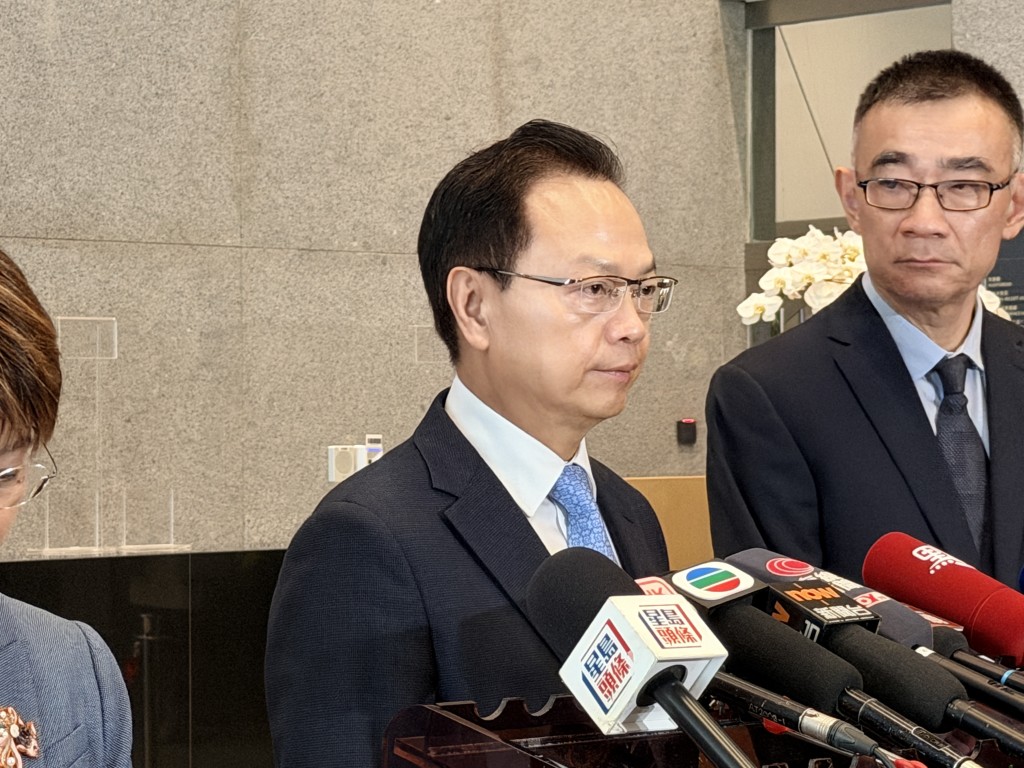 C15+召集人、選委界陳紹雄表示,香港未來要更好融入及服務國家發展大局,離不開緊密對接「十五五」規劃。郭詠欣攝 C15+召集人、選委界陳紹雄表示,香港未來要更好融入及服務國家發展大局,離不開緊密對接「十五五」規劃。郭詠欣攝