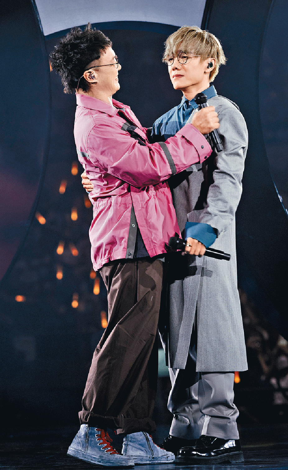 ■林家謙與Eason合唱完，忍不住想喊。