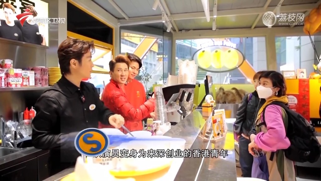 張景淳與李興華及羅天宇在日前亮相另一電視台。