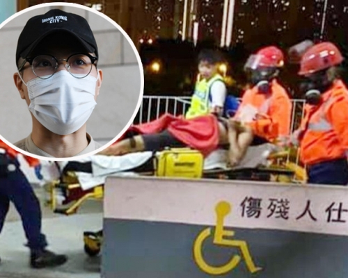 科大生周梓樂死因研訊第11天，事發當晚在停車場出現的男子(小圖)出庭作供。資料圖片
