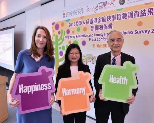 76.6%的港人主觀認為快樂。