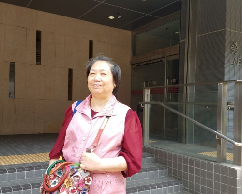 女看護李慧玲。潘琪慧攝