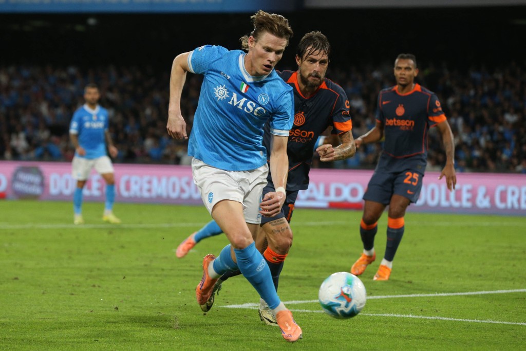 麥湯文尼得到多支英超球會青睞。法新社 麥湯文尼得到多支英超球會青睞。法新社