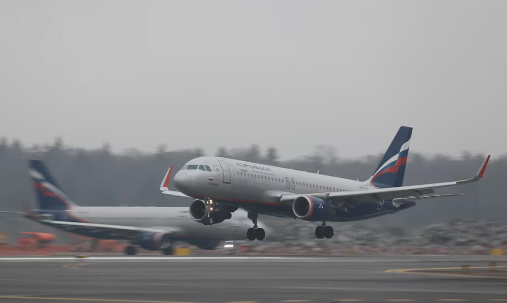 俄羅斯航空遭挺烏克蘭黑客攻擊，取消近50航班。路透社