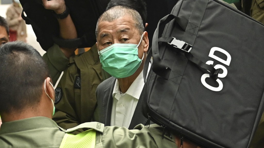 被告黎智英。 資料圖片