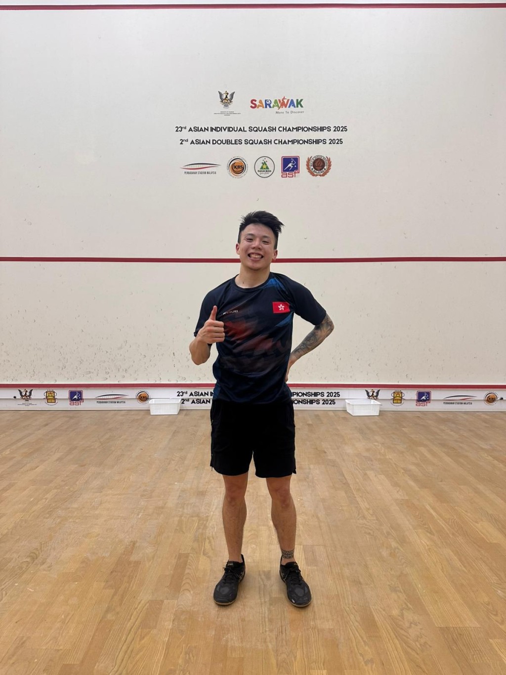 劉子均首度躋身亞錦賽決賽。香港壁總圖 劉子均首度躋身亞錦賽決賽。香港壁總圖