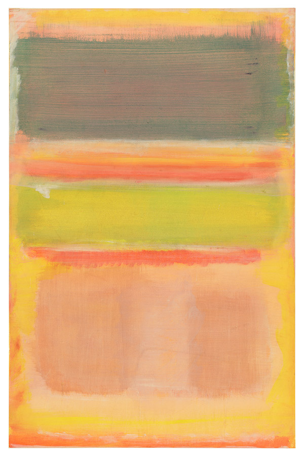 罗斯科的纸本抽象画作，表现的是情绪，而非色彩和形式。
