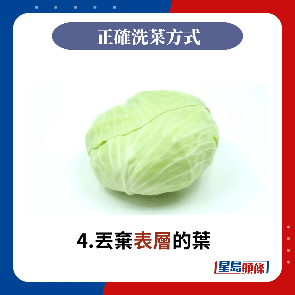 4.丟棄表層的葉