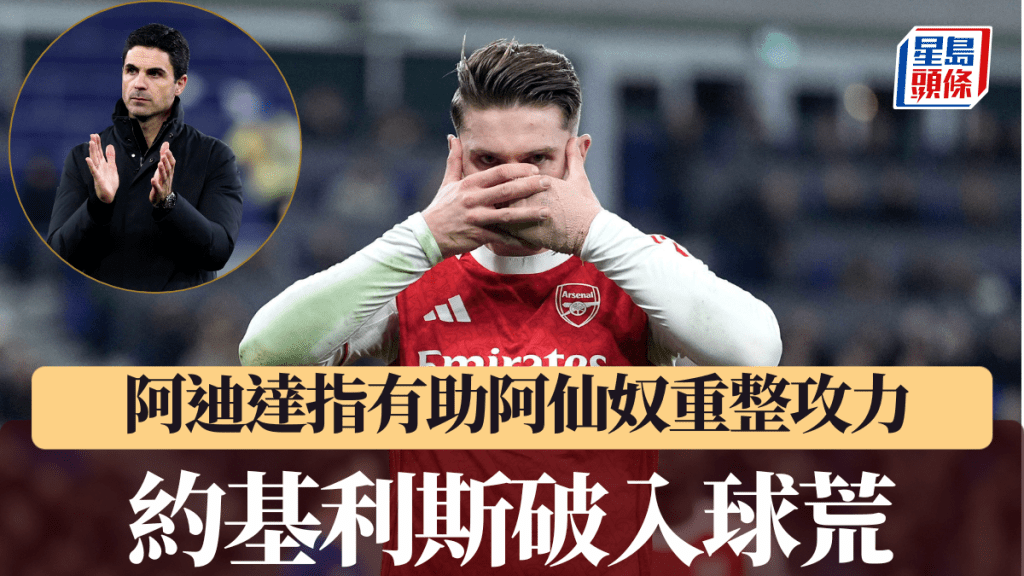 阿迪達喜見約基利斯破入球荒，有助球隊重整攻力。
