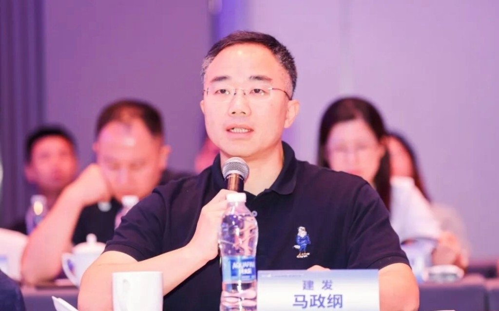 建發房產總經理馬政綱。 建發房產總經理馬政綱。