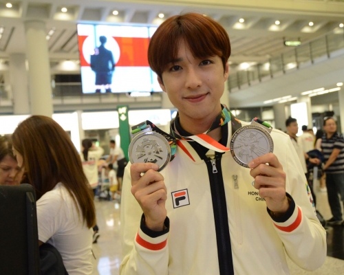 香港劍擊隊運動員崔浩然（Nic），今日宣佈退役。資料圖片
