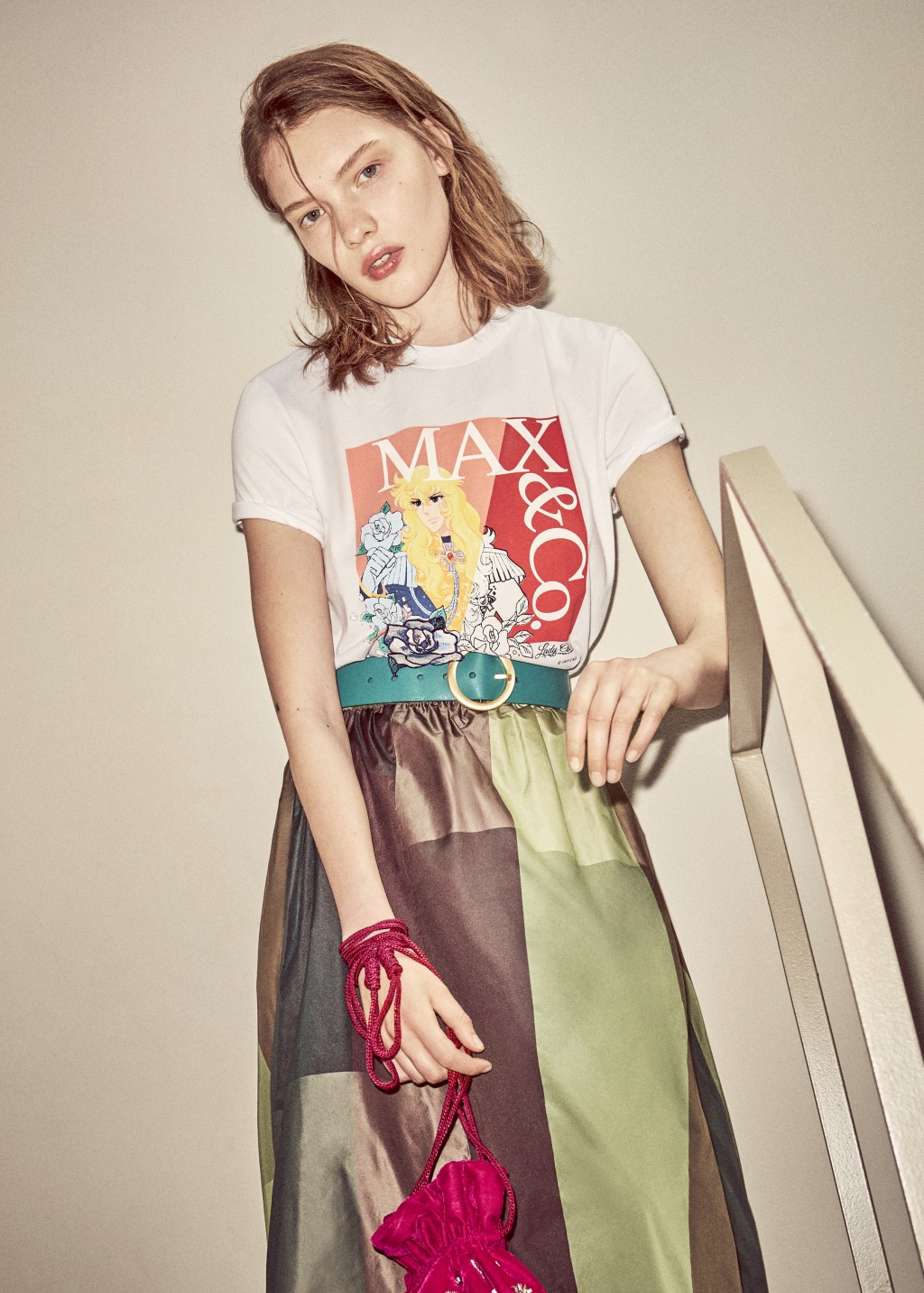 MAX&Co. X 日本經典動畫《女強人奧斯卡》 系列T恤/$1,290。