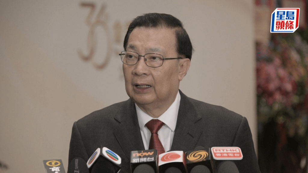 全國港澳研究會副會長、前人大常委譚耀宗表示,指美國國會提出的香港制裁法案不能接受,形容是破壞法治。資料圖片