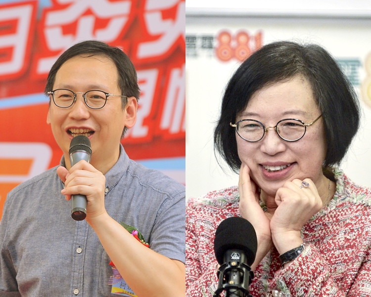 左:立法會議員柯創盛; 右:食物及衛生局局長陳肇始。資料圖片
