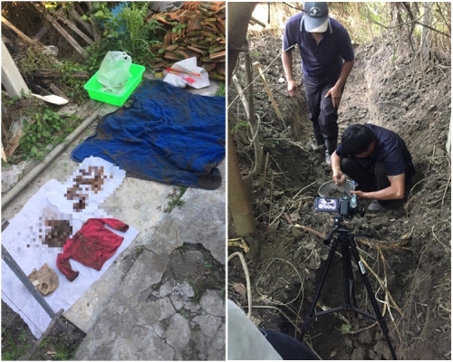 台灣一對李姓夫婦在6年內殺害3名子女並棄屍荒郊野外。網圖