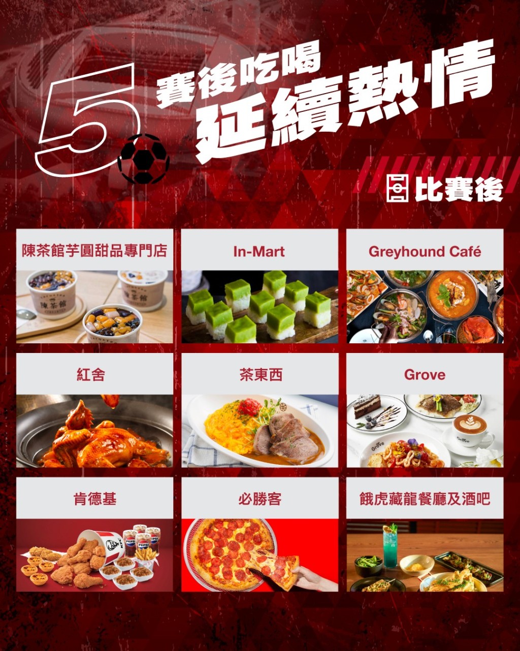 功略五，賽後聚餐，熱血不止！啟德體育園FB