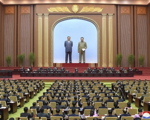 北韓舉行最高人民會議任命內閣。（AP/朝中社）