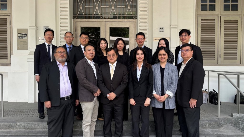 陳澤銘率法援署代表團赴新加坡考察 探討以人工智能與科技提升服務效能