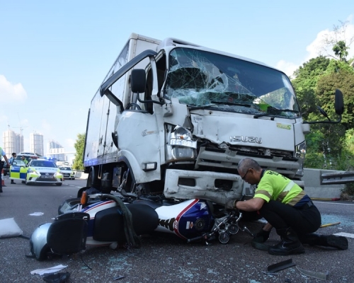 涉事貨車。