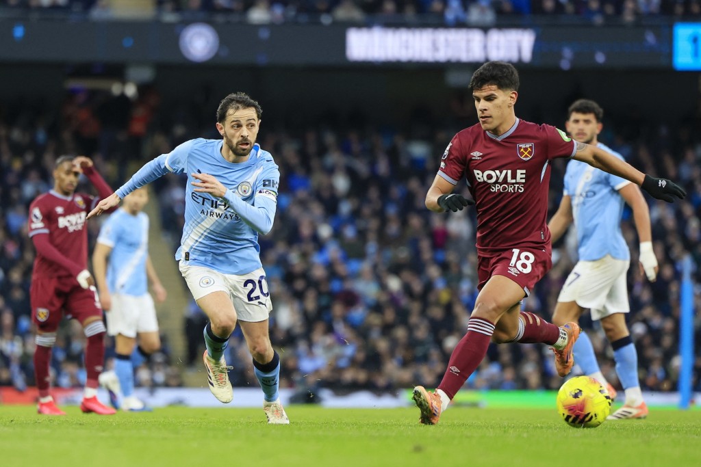 曼城或加入马迪奥斯费南迪斯争夺战。法新社