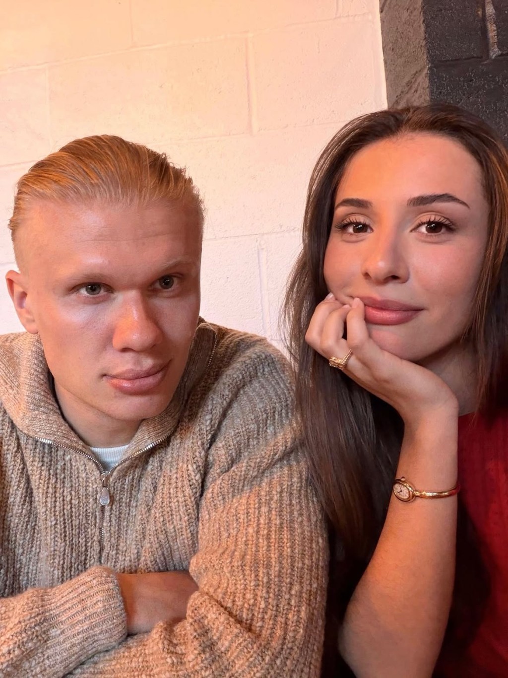夏蘭特(Erling Haaland)的另一半Isabel Haugseng Johansen今年只有22歲。(IG@isabellaa) 夏蘭特(Erling Haaland)的另一半Isabel Haugseng Johansen今年只有22歲。(IG@isabellaa)