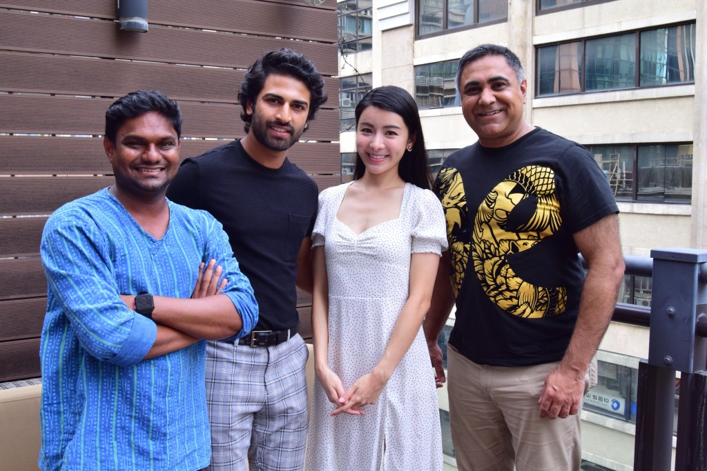 導演Sri Kishore、成家宏、陳欣妍、喬寶寶合作拍中印電影,相當合拍。
