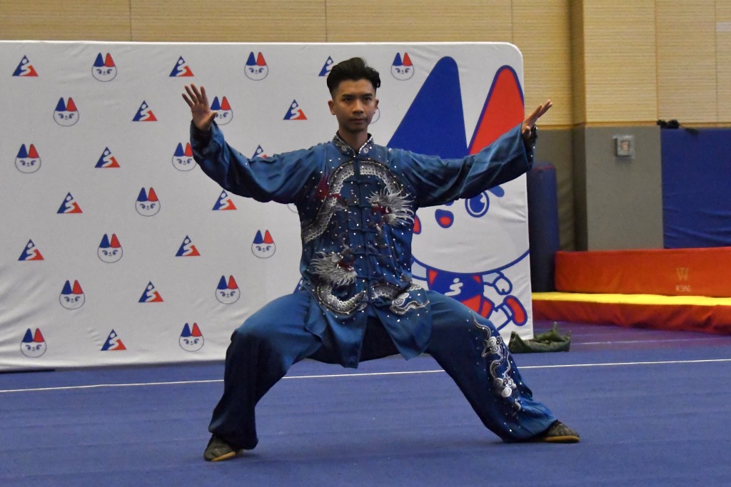 杨颂熹将出战男子太极拳太极剑全能。杨骏尧摄