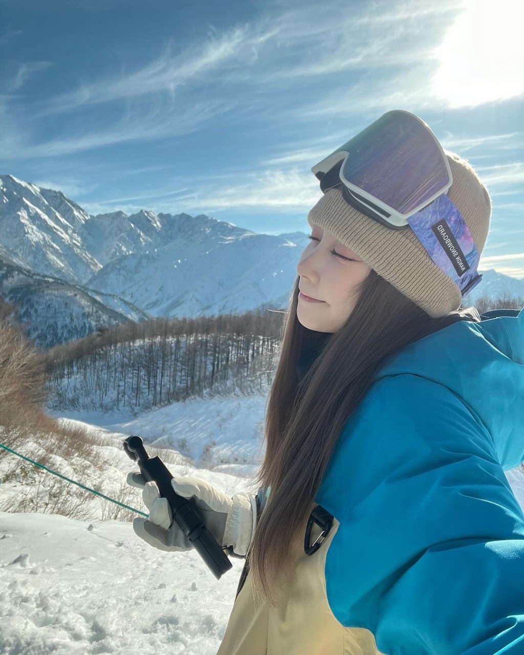 Rose Ma熱愛滑雪。
