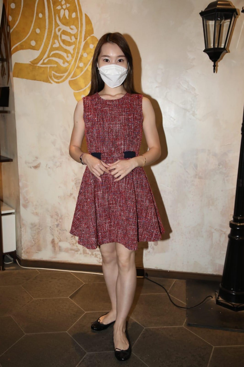 馬祖雁急急腳趕到,她聲稱搭正11時半準時到達。