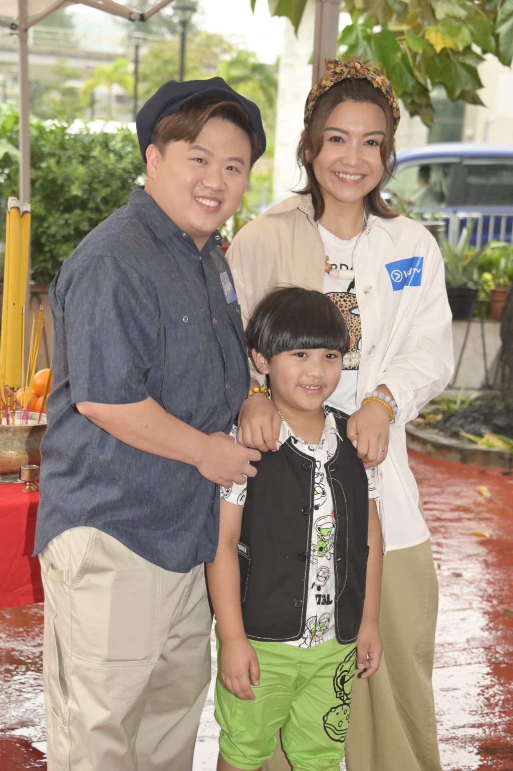 娟姐跟肥仔在新劇《反起跑線聯盟》演一對,兩人仲有個仔。