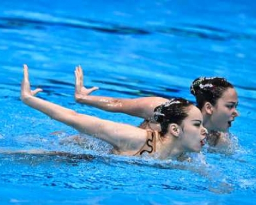黃雪辰及孫文雁今出戰韻律泳雙人技術自選決賽。