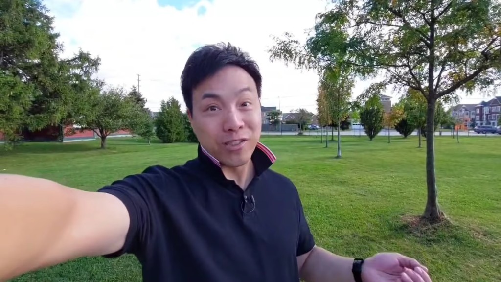 章志文在加拿大生活很寫意。