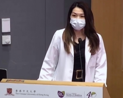 中大醫學院內科及藥物治療學系教授黃秀娟。 網上影片截圖
