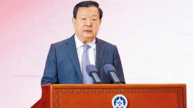 港澳辦主任夏寶龍藉全國港澳研究會場合，大談行政主導的法理根源、體制優勢。