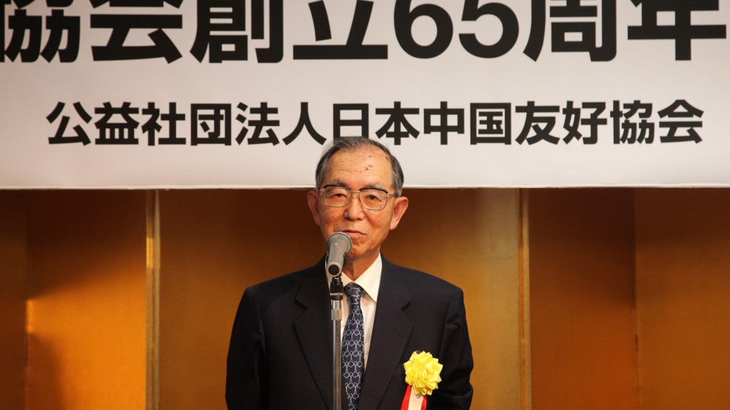 前日本駐華大使丹羽宇一郎是日中友協新會長。 新華社